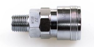 Accessories: 22-DSM 1/4″ BSPT Male High Flow Coupling