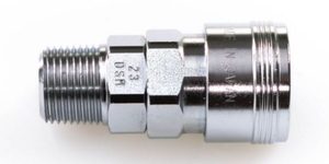 Accessories: 23-DSM 3/8″ BSPT Male High Flow Coupling