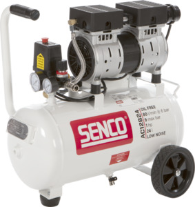 Products: Senco AC12824 Low Noise Oil-Free Air Compressor