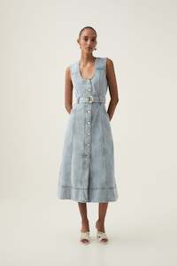 Denim: Aura Denim Midi Dress