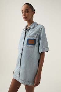 Denim: Aura Denim Mini Tunic Dress