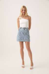 Denim: Nostalgia Denim Mini Skirt