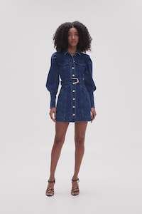 Denim: May Denim Long Sleeve Dress