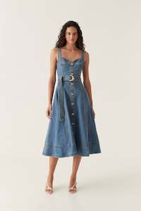 Denim: Clay Denim Midi Dress