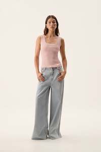 Body: Bronte Scoop Neck Rib Tank