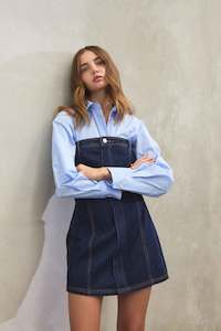 Products: Junee Strapless Denim Dress