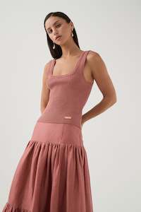 Sets: Bronte Scoop Neck Rib Tank