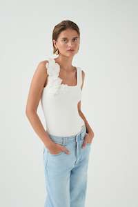 Splendour Flower Knit Tank