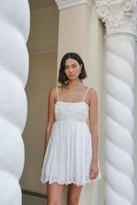 Zora Broiderie Mini Dress