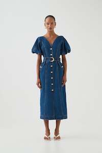 Midi Dresses: Harper Denim Midi Dress