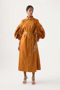 Utopia Drawstring Midi Dress