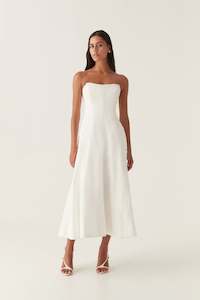 Vibration Jacquard Midi Dress