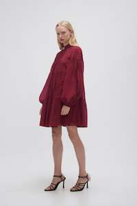 Sale: Erika Ruched Tier Mini Dress