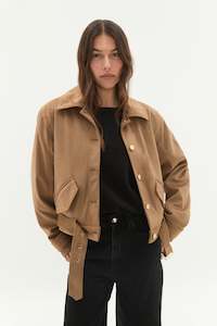 Calyx Vegan Suede Jacket