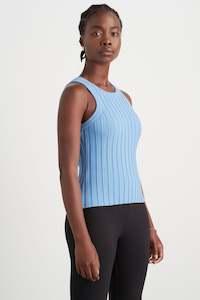 Hydra Racer Knit Ribbed Top