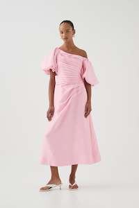 Aje Wedding Bridesmaids: Cadence Ruched Midi Dress