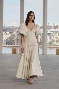 Ether Puff Maxi Dress