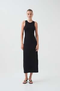 Core Knit Logo Maxi Dress