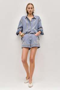 Shorts: Lotus Denim Short