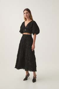 Sale Skirts: Florential Textured Midi Skirt