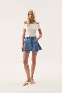 Flynn Denim Mini Skirt