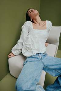 Sale Tops: Parallels Spiral Top