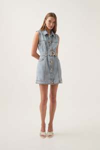 Ray Denim Mini Dress