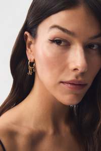 Sale Jewellery: Charm Logo Hoop