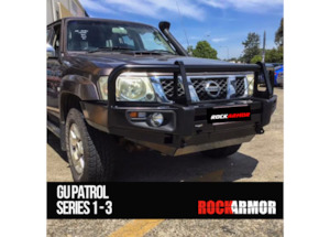 Rockarmor Premium Steel Bullbar To Suit Nissan Patrol Gu1 97- 09/2004 (Full Bar Replacement)