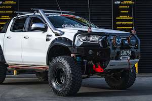 Rockarmor Gt Steel Hoop Bullbar - Ford Ranger Px 2 & 3 (Wildtrack)(Full Bar Replacement)