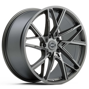 Wheels: GT Form Interflow Satin Gunmetal Grey 20 Inch