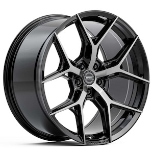 GT Form Torque Gloss Black Tinted Wheels
