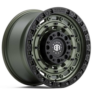 Black Rock Military Army Green Wheels