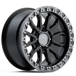 Black Rock Cobra 17 Inch 4x4 Rims