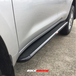 Rockarmor Steel Rockslider Side Steps To Suit Toyota Landcruiser 200 Series 2007-2021