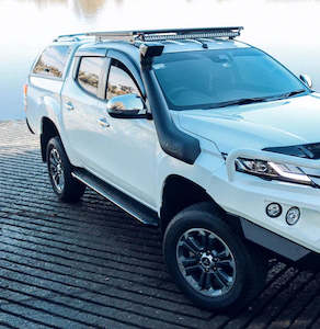 Rockarmor Steel Rockslider Side Steps To Suit Mitsubishi Triton MV