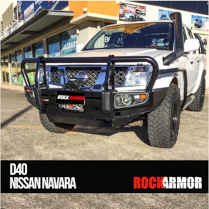 Nissan Terrano Pathfinder: Rockarmor Premium Bullbar Frontal Combo To Suit Nissan D40 & Pathfinder R51 2005-2015