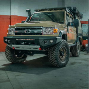 Rockarmor Gt Steel Hoopless Bullbar - Toyota Landcruiser 76,78,79 2007-2023 (Ful&hellip;