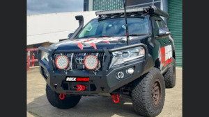 Rockarmor Gt Steel Hoop Bull Bar - Toyota Prado 150 Series 11/2017+