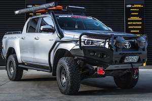 Rockarmor Gt: Rockarmor Gt Hoop Steel Bullbar - Toyota  Hilux N80 Bullbar 2015 -2020