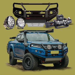 Rockarmor Gt Steel Hoop Bullbar Combo Pack - Mitsubishi Mr Triton
