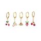 Fruity Loop Dangle Mini Hoops