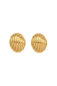 Sculpt Earring - Gold *PRE-ORDER*