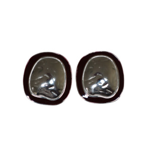 Earrings: Halo Earrings - Silver