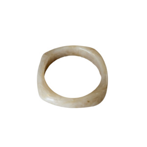 Bracelets: Jelly Bangle - Cream
