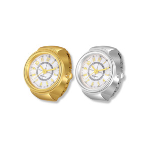 Rings: Midnight Pearl Watch Ring - Gold/Silver *WATERPROOF*