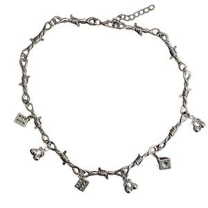 Neck Candy: Barbed Wire Choker (Customizable)