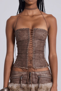 Rentals: Odille Corset - Brown (S)