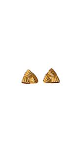 Vintage: Tripoli Earrings - Gold