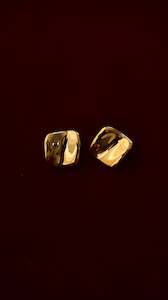 Fold Earrings-Gold
